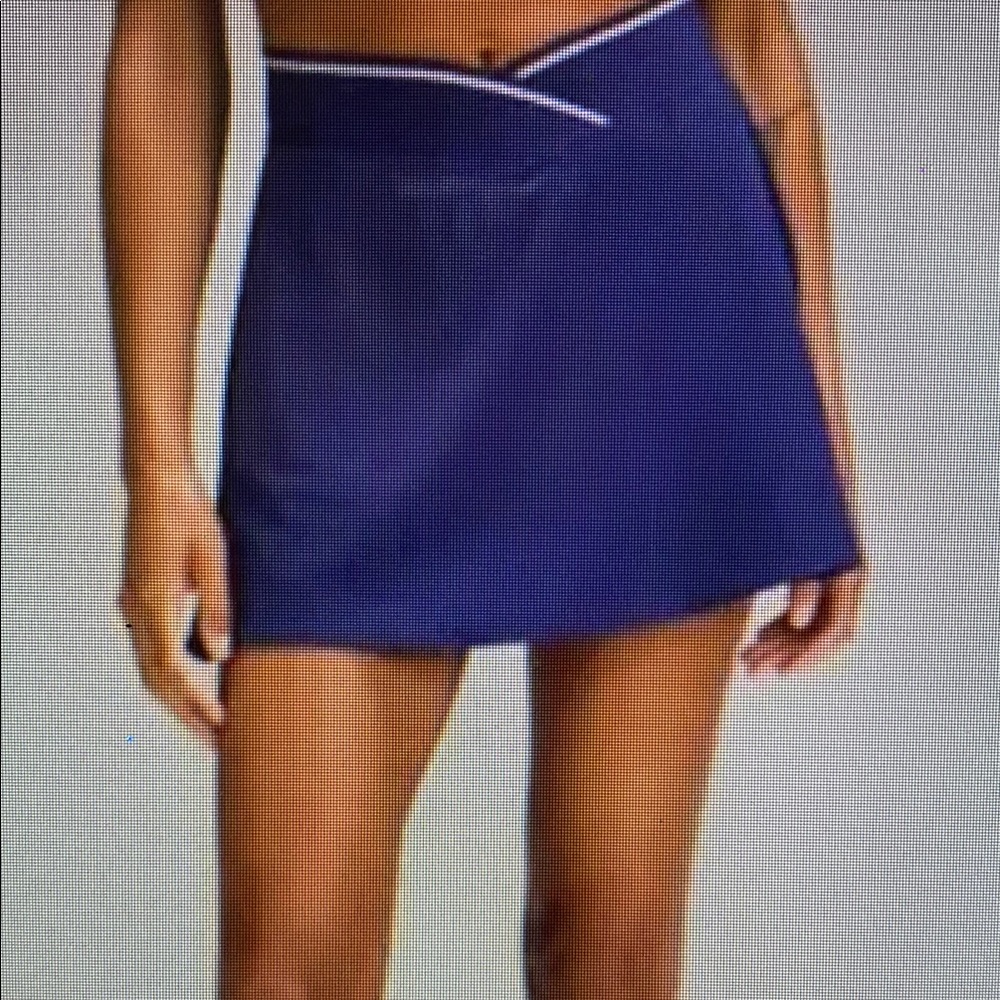 Lululemon Pace Rival Skirt Tennis Golf‎ Athletic Navy Blue Women's Size 4